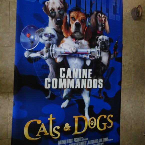 CATS & DOGS - MOVIE BANNER - Picture 12 of 12
